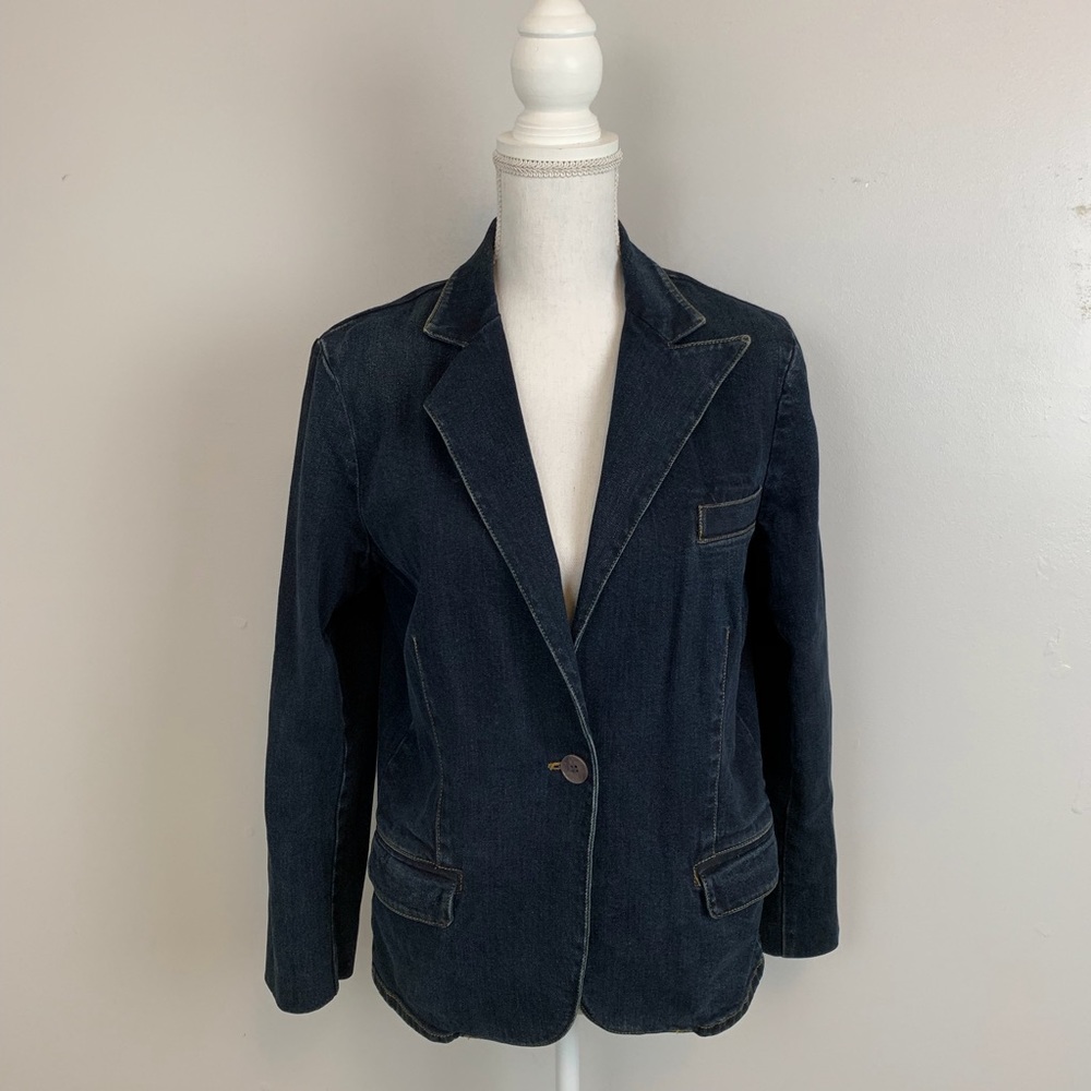 Lauren jeans Ralph Lauren blue denim blazer jacket